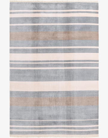 6' 7 x 9' 10 Hand Knotted Darya Wool Rug