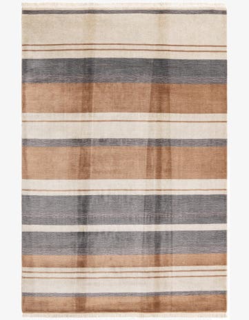 6' 6 x 9' 9 Hand Knotted Darya Wool Rug