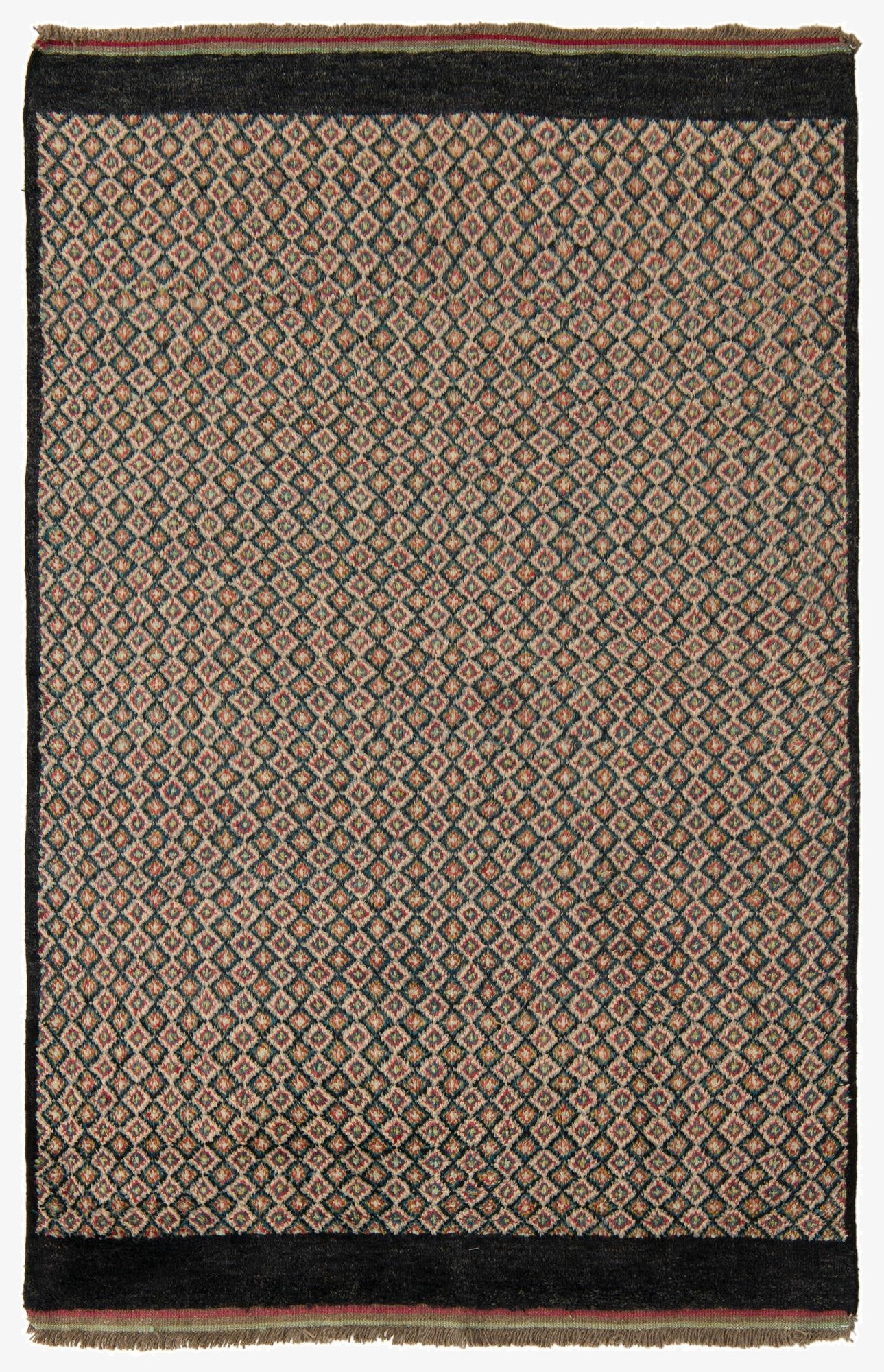 5' 4 x 8' 3  Hand Knotted Darya Wool Rug