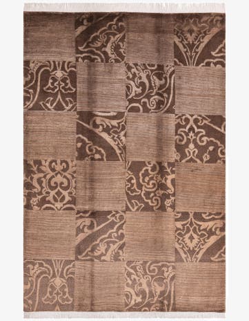 6' 9 x 10' Hand Knotted Darya Wool Rug