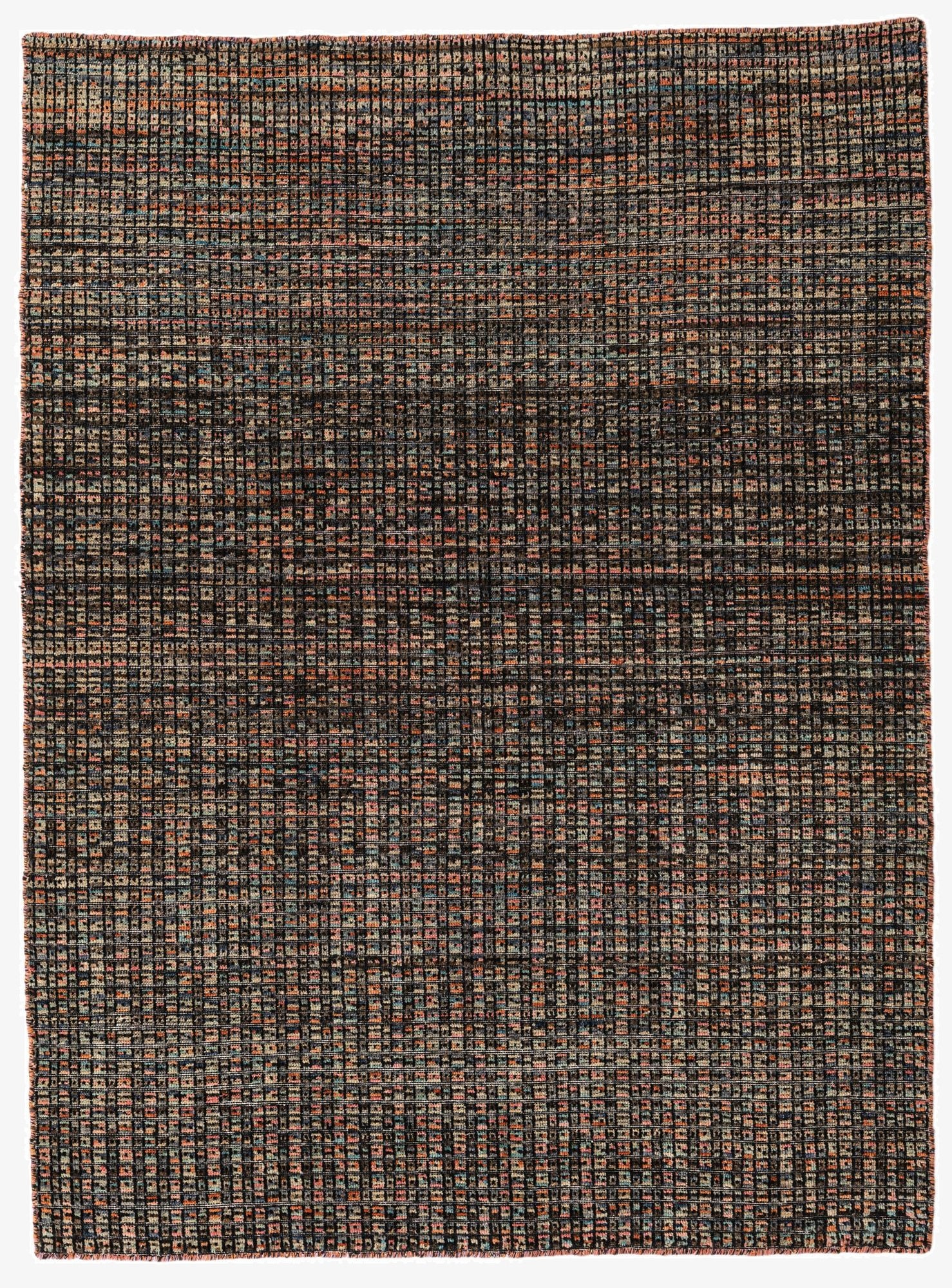 5' x 6' 9  Hand Knotted Darya Wool Rug