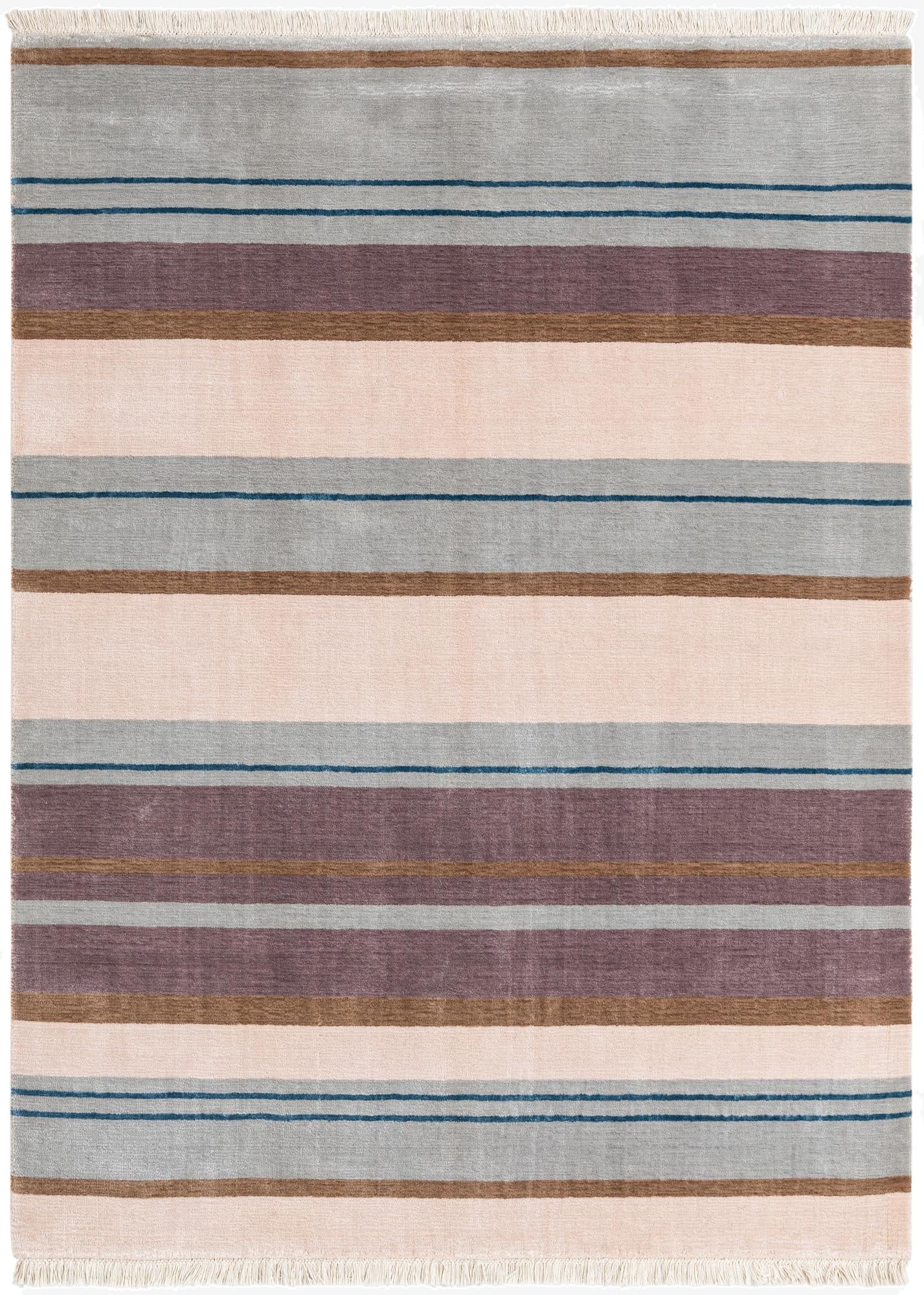 4' 11 x 6' 7  Hand Knotted Darya Wool Rug