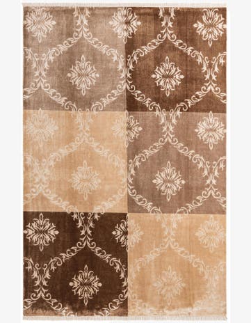 6' 7 x 9' 10 Hand Knotted Darya Wool Rug