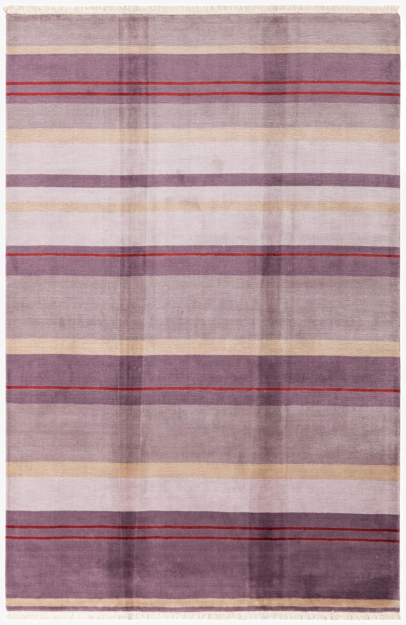 6' 7 x 9' 10  Hand Knotted Darya Wool Rug