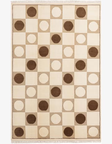 6' 6 x 9' 10 Hand Knotted Darya Wool Rug