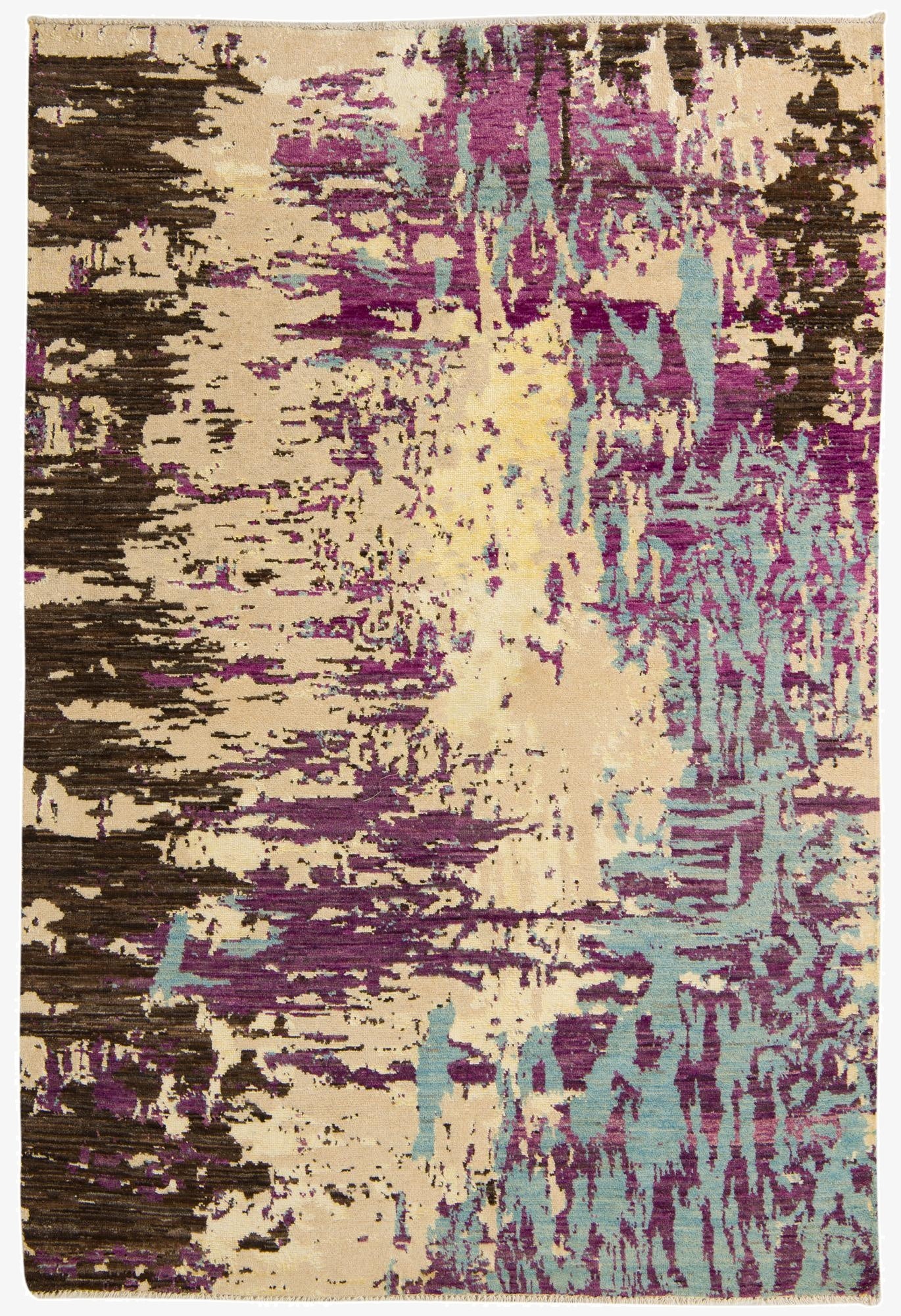 6' 2 x 9' 2  Hand Knotted Darya Rug