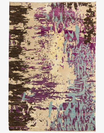 6' 2 x 9' 2 Hand Knotted Darya Rug