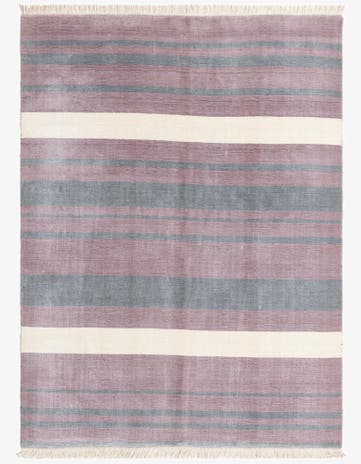 4' 11 x 6' 8 Hand Knotted Darya Wool Rug