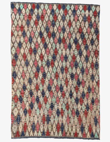 5' 5 x 8' 2 Hand Knotted Darya Wool Rug