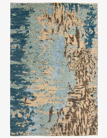 6' 1 x 9' 1 Hand Knotted Darya Rug