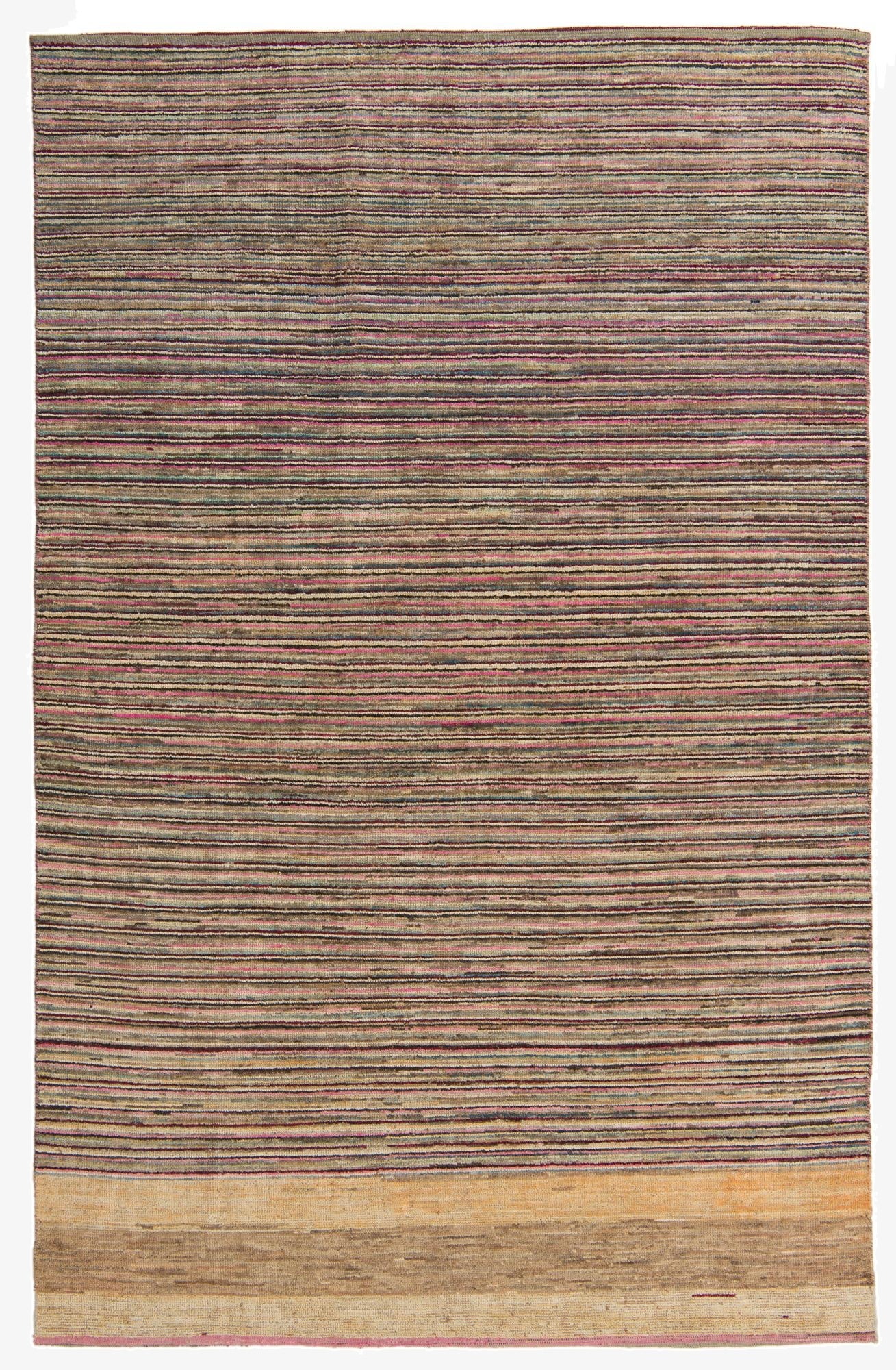 6' 6 x 10' 4  Hand Knotted Darya Wool Rug