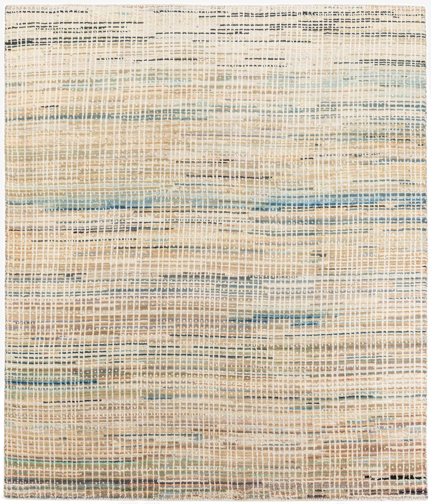 8' 5 x 9' 8  Hand Knotted Darya Wool Rug