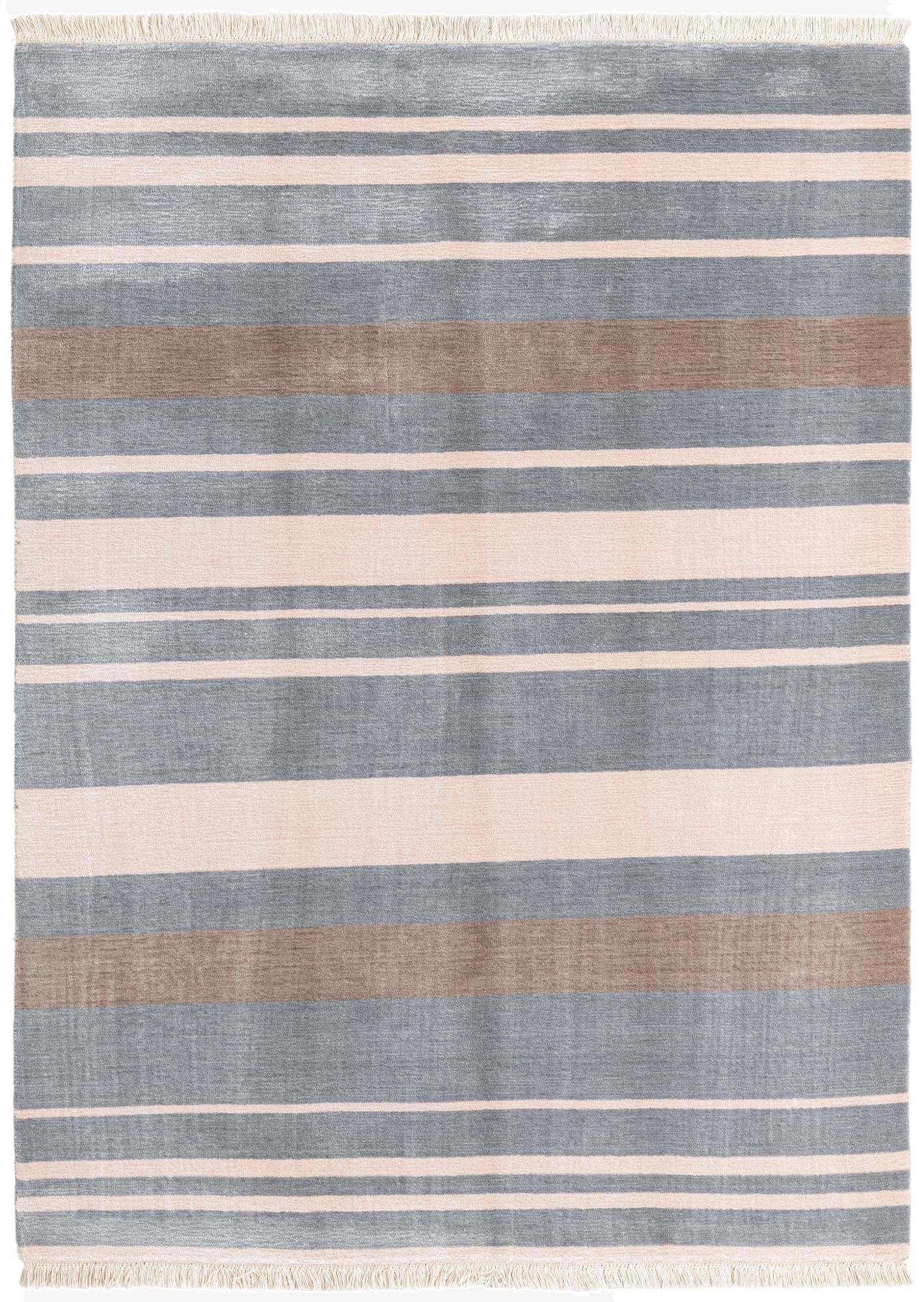 4' 9 x 6' 7  Hand Knotted Darya Wool Rug