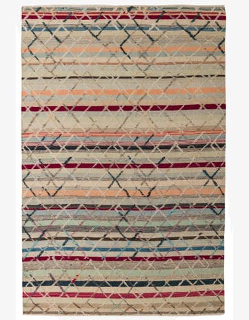 6' 5 x 9' 9 Hand Knotted Darya Wool Rug
