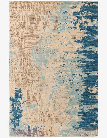 6' 2 x 9' 4 Hand Knotted Darya Rug
