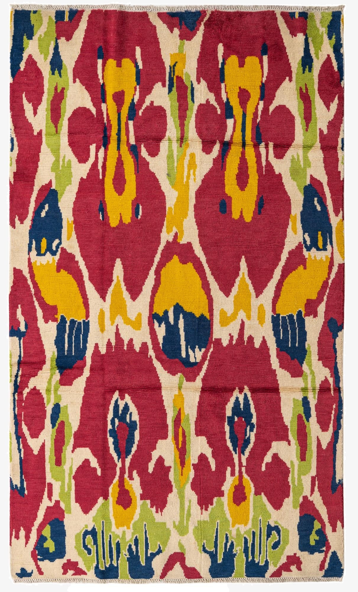 5' 2 x 8' 8  Hand Knotted Darya Wool Rug