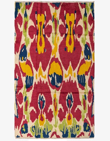 5' 2 x 8' 8 Hand Knotted Darya Wool Rug