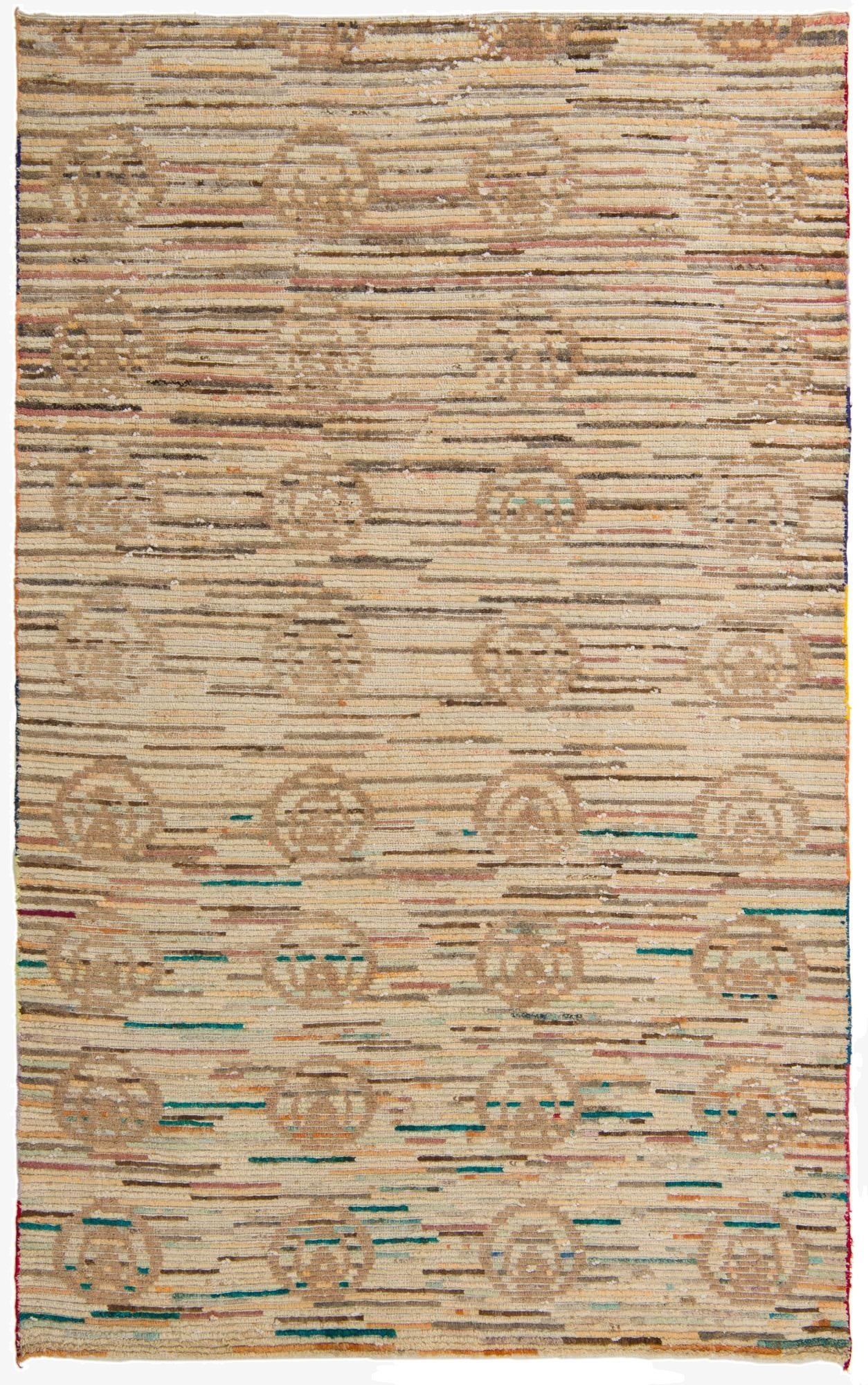 6' 2 x 9' 8  Hand Knotted Darya Wool Rug