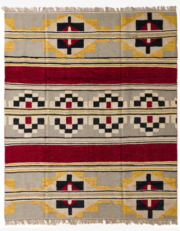 8' 4 x 10' 1 Hand Knotted Darya Wool Rug