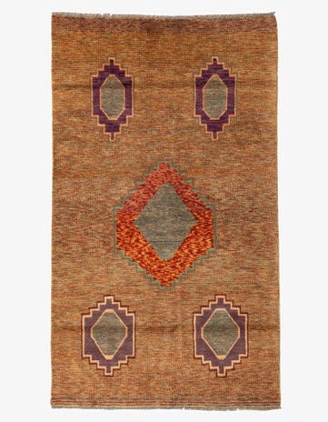 3' 8 x 6' 3 Hand Knotted Darya Wool Rug