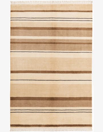 3' 11 x 5' 11 Hand Knotted Darya Wool Rug