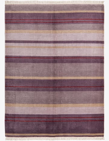 4' 11 x 6' 7 Hand Knotted Darya Wool Rug