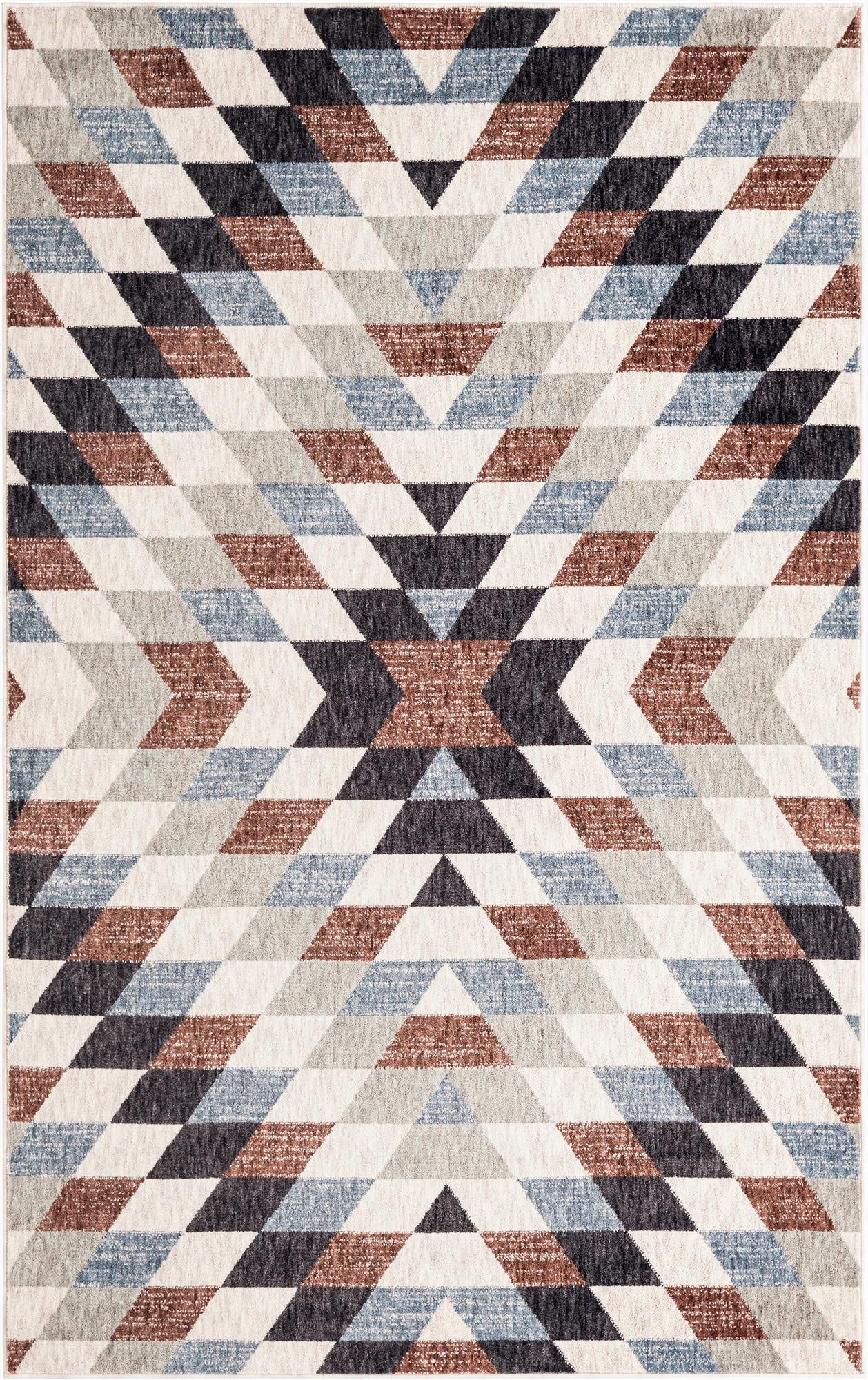 5' 3 x 8' Eco Southwestern Rug