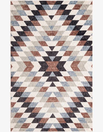 5' 3 x 8' Eco Southwestern Rug