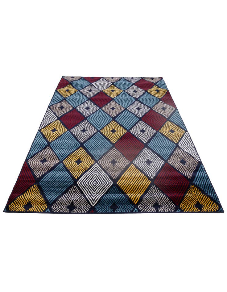 Detail image of 5' 2 x 7' 6 Eco Trellis Rug