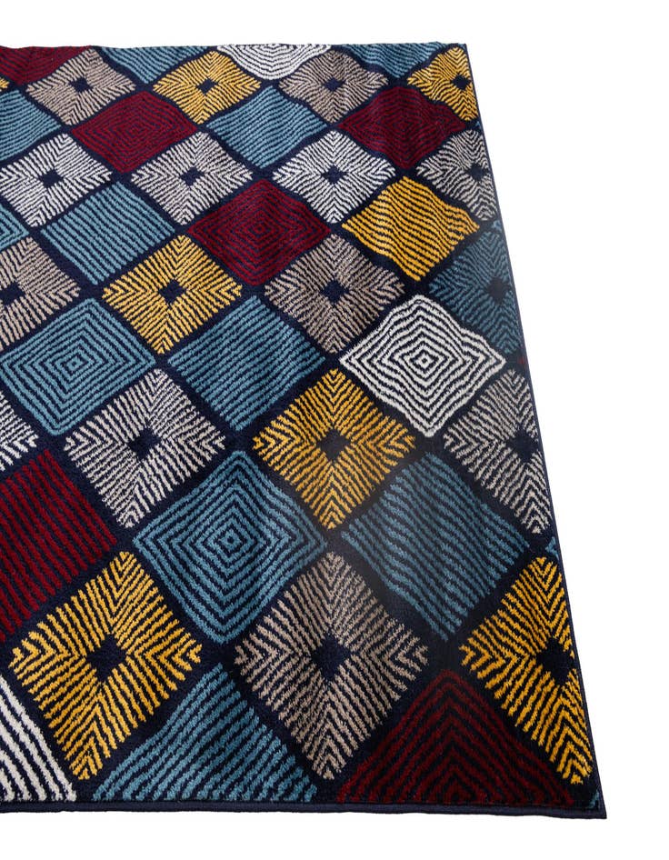 Detail image of 5' 2 x 7' 6 Eco Trellis Rug