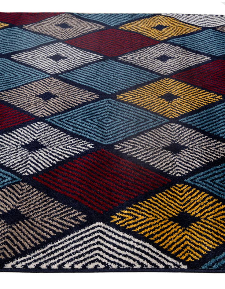 Detail image of 5' 2 x 7' 6 Eco Trellis Rug
