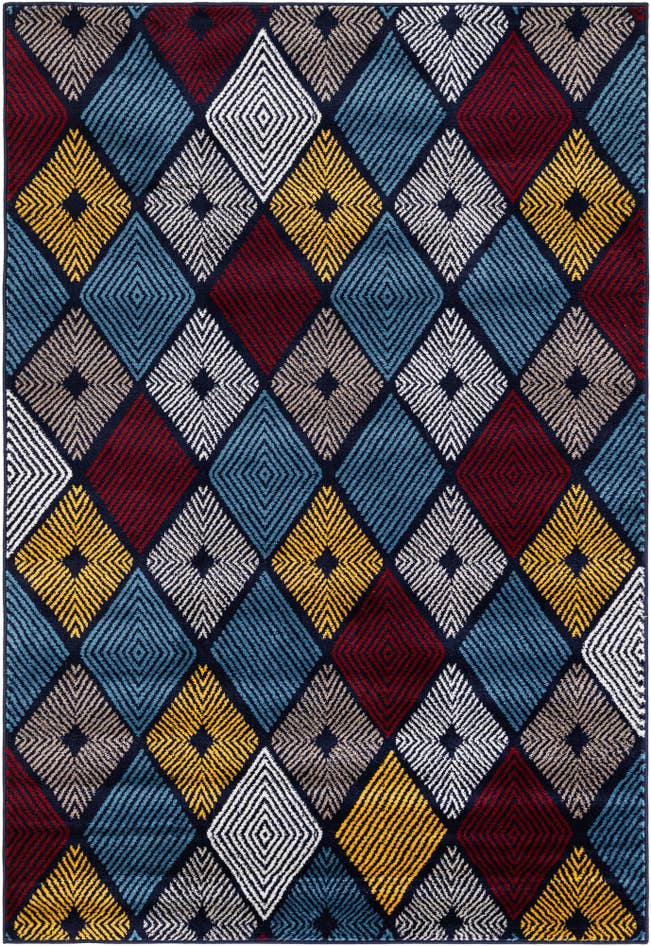 Detail image of 5' 2 x 7' 6 Eco Trellis Rug