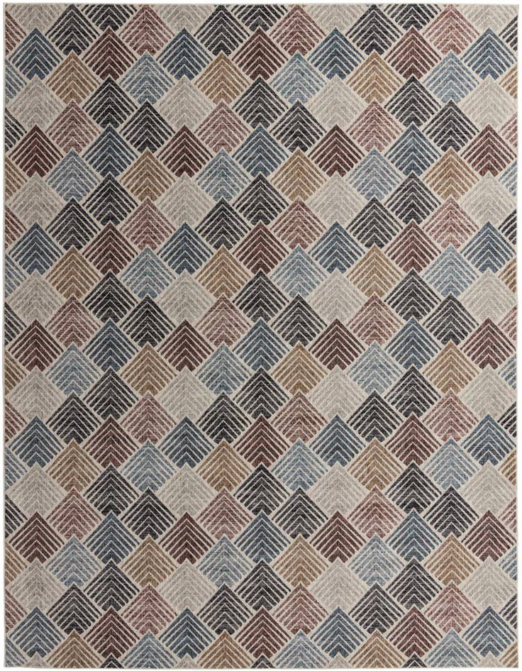 Detail image of 10' x 13' Eco Trellis Rug