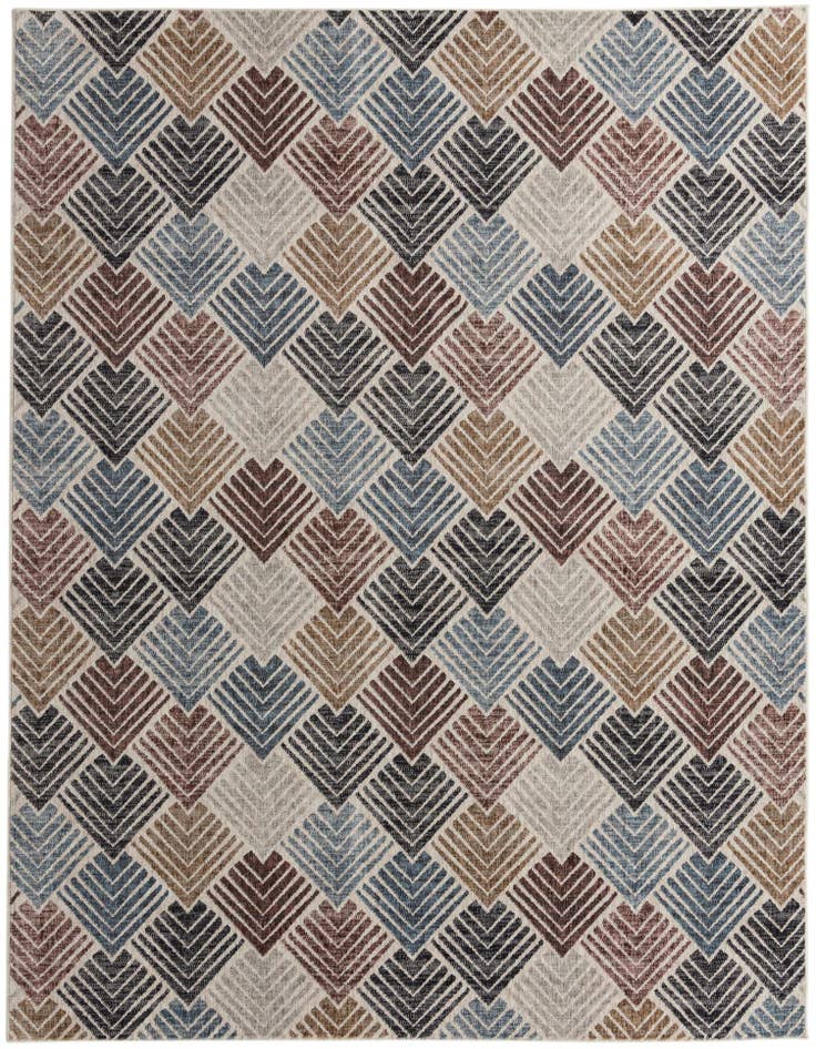 Detail image of 7' 10 x 10' Eco Trellis Rug