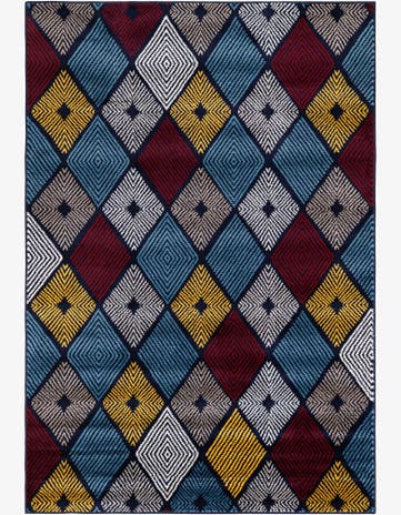 5' 2 x 7' 6 Eco Trellis Rug