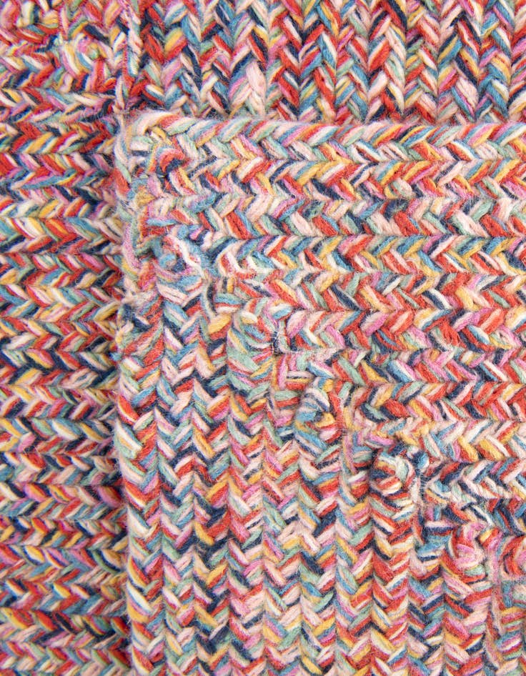 Detail image of 7' x 12' 2  Hand Braided Eco Verse   Washable Indoor / Outdoor Rug