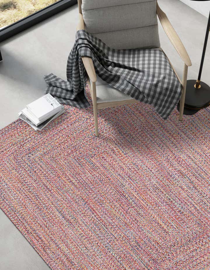 5' 3 x 8' Easy-Clean Eco Verse Washable Indoor / Outdoor Rug