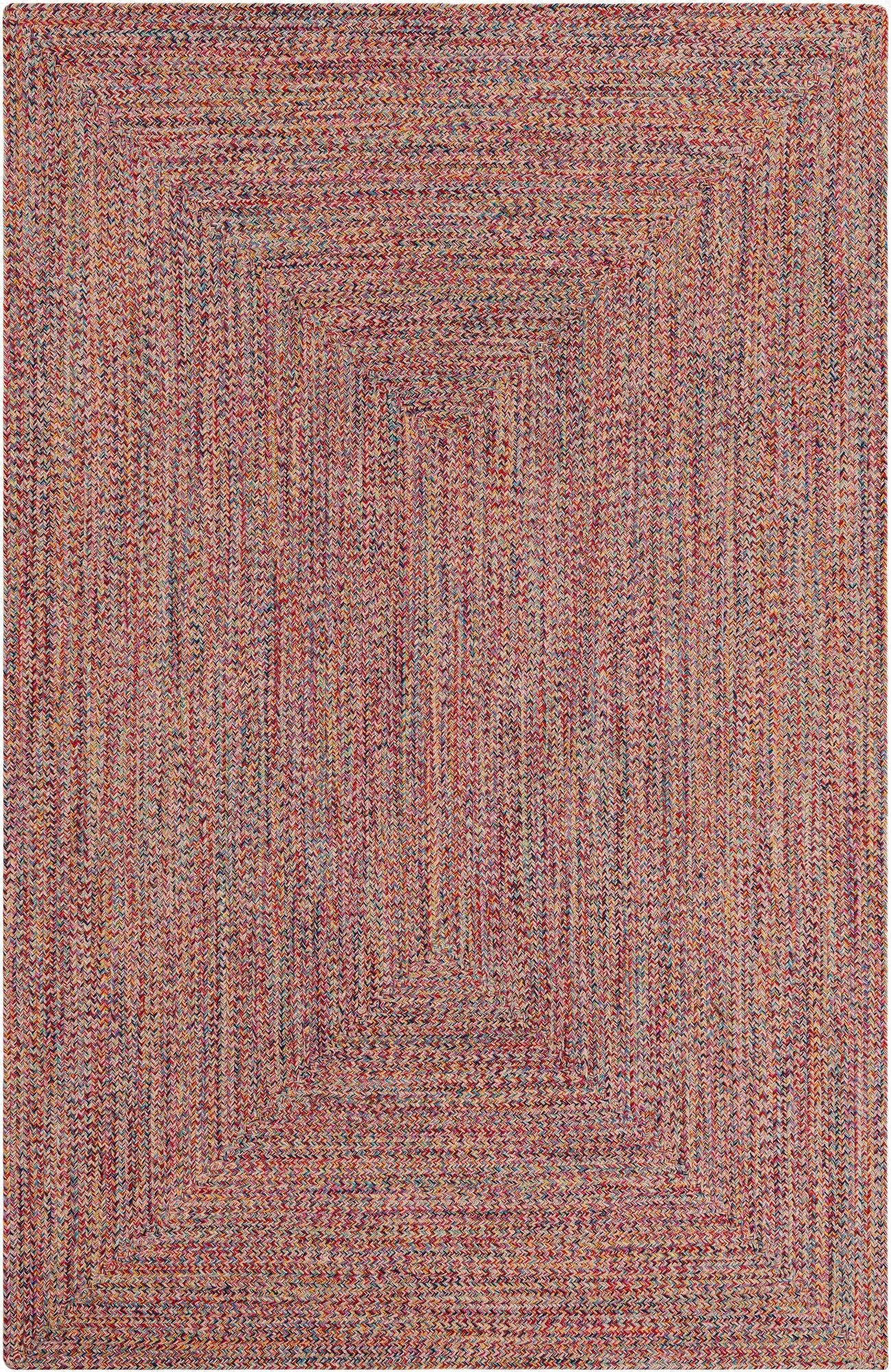 5' 3 x 8'  Hand Woven Eco Verse   Washable Indoor / Outdoor Rug