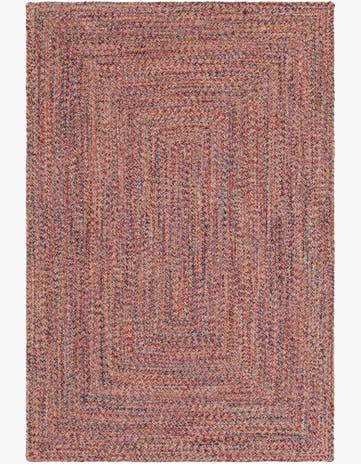 4' 1 x 6' 1 Easy-Clean Eco Verse Washable Indoor / Outdoor Rug