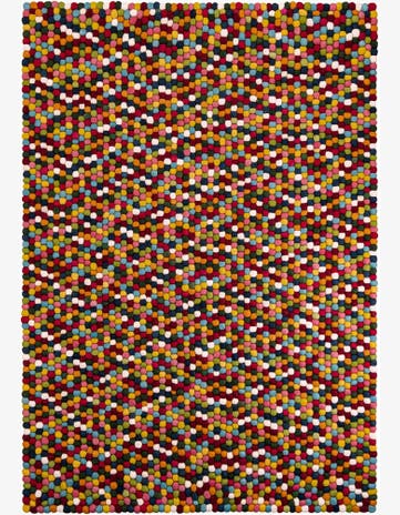 Felt Ball Wool Rug
