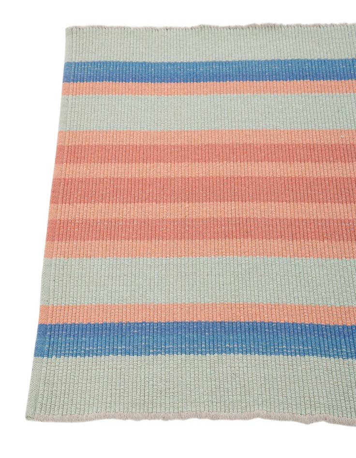Detail image of 2' x 3' 1 Hand Woven Flatweave Cotton Dhurrie Rug