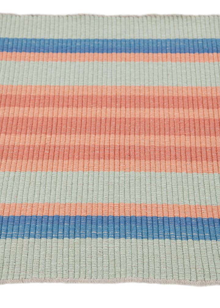 2' x 3' 1 Hand Woven Flatweave Cotton Dhurrie Rug