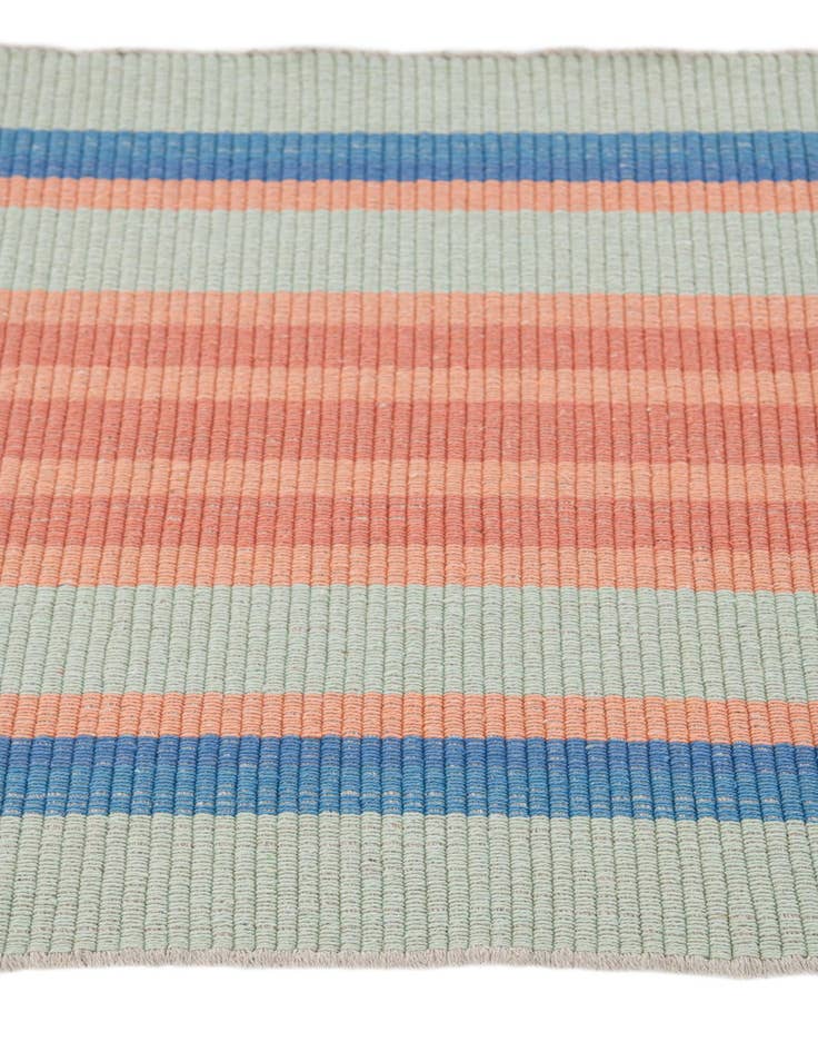 Detail image of 2' x 3' 1 Hand Woven Flatweave Cotton Dhurrie Rug