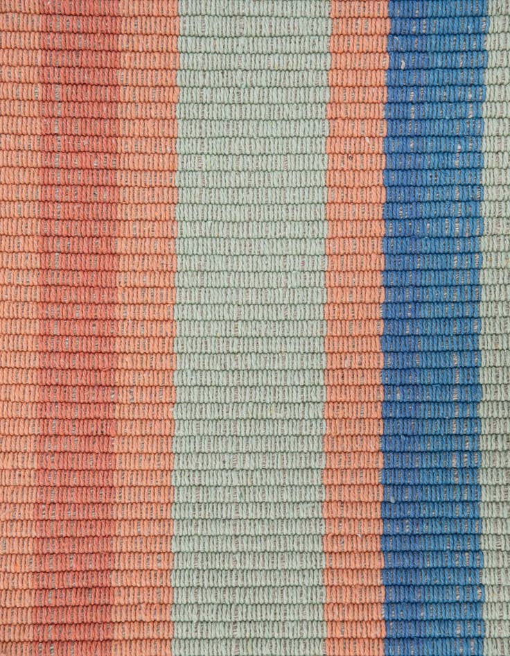 Detail image of 2' x 3' 1 Hand Woven Flatweave Cotton Dhurrie Rug