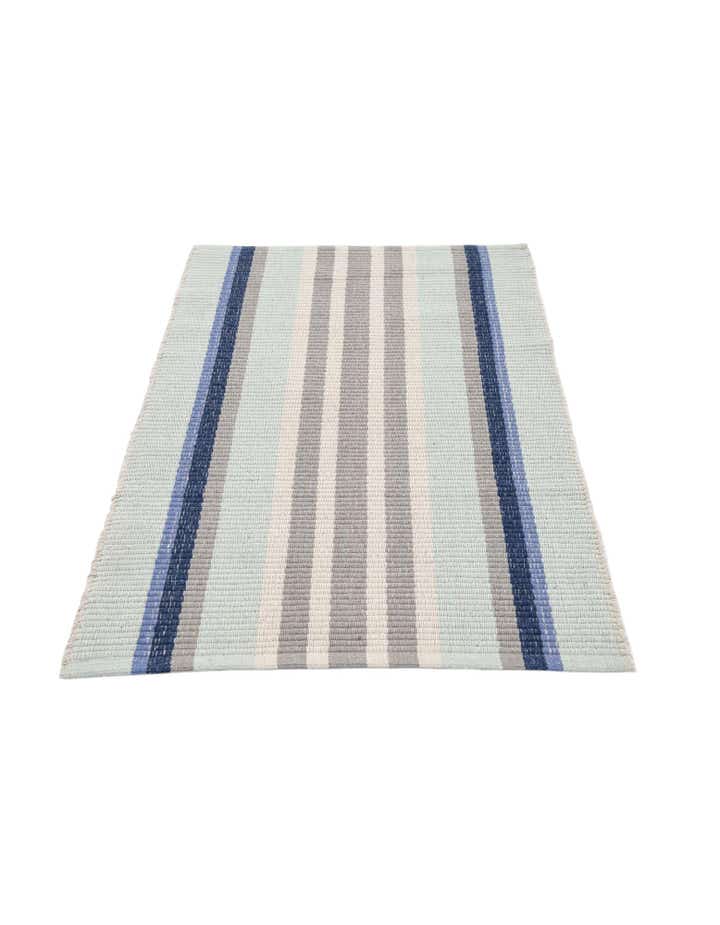 2' 1 x 3' 2 Hand Woven Flatweave Cotton Dhurrie Rug