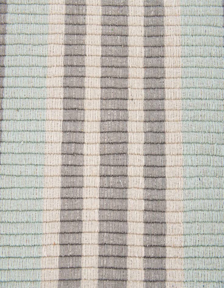 Detail image of 2' 1 x 3' 2 Hand Woven Flatweave Cotton Dhurrie Rug