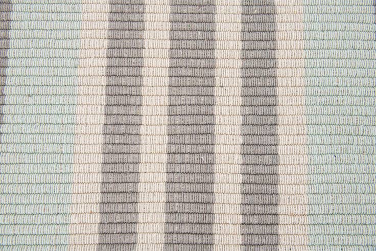 Detail image of 2' 1 x 3' 2 Hand Woven Flatweave Cotton Dhurrie Rug