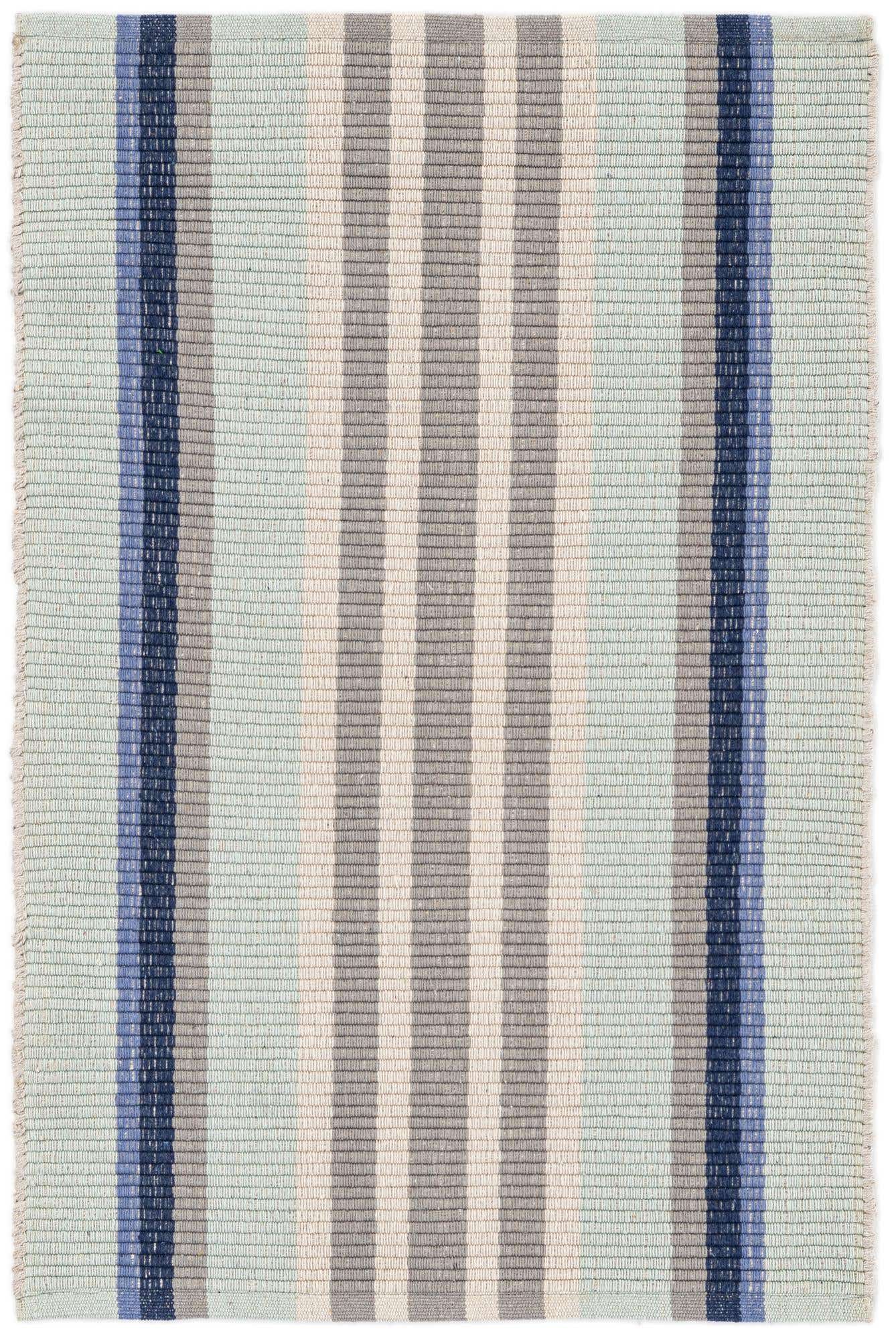 2' 1 x 3' 2 Hand Woven Flatweave Cotton Dhurrie Rug