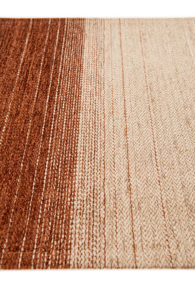 Detail image of 1' 9 x 2' 10 Flatweave Cotton Dhurrie Rug