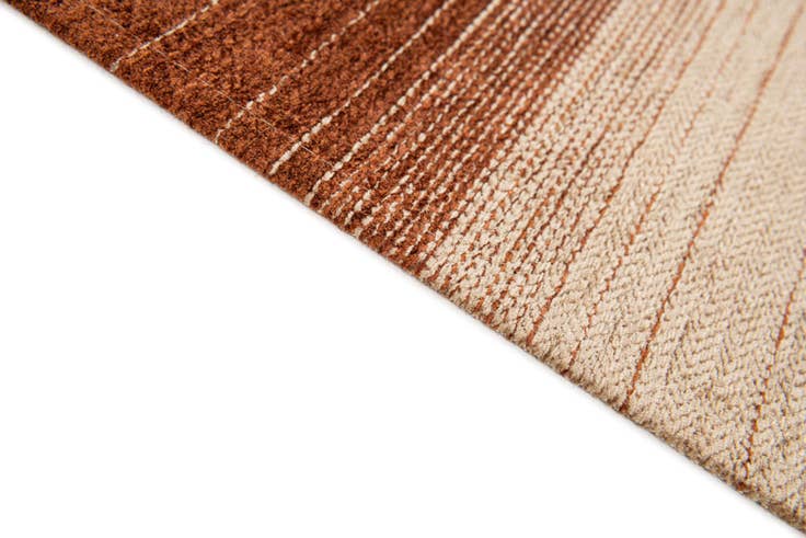 Detail image of 1' 9 x 2' 10 Flatweave Cotton Dhurrie Rug